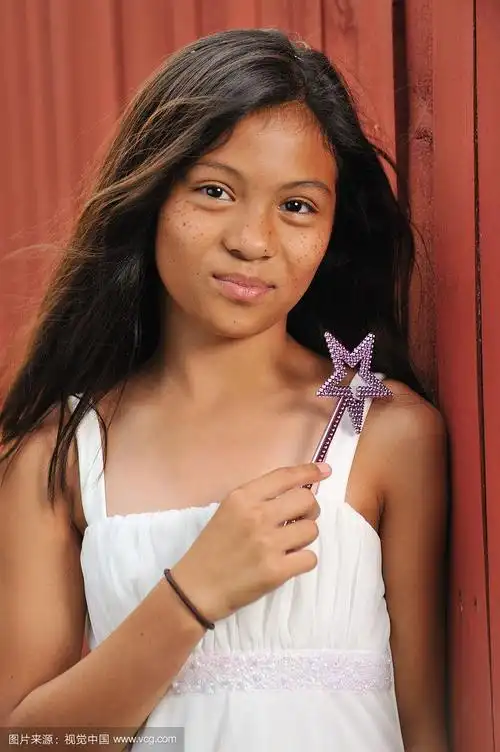 可爱的11岁女孩