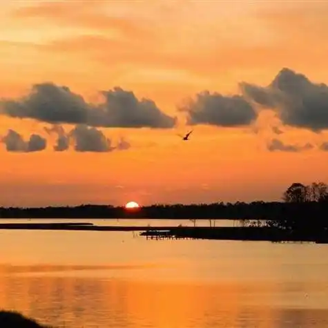 夕阳风景头像光景交融的日落黄昏的夕阳唯美图片