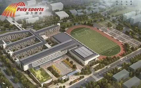 杭州瓶窑中学混合型喷面塑胶跑道施工方案