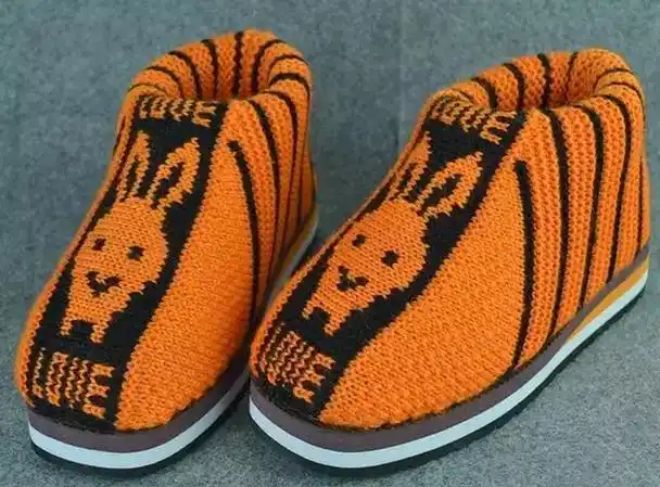 毛线棉鞋编织方法,最新版毛线棉鞋编织教程