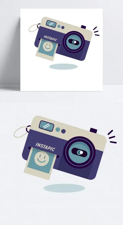 电子产品,宝丽来,照相机,设计,现代科技,数码产品,平面,广告设计,卡通
