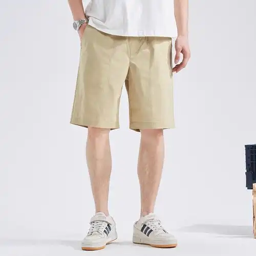 5折价999元唐狮新款休闲短裤男潮牌ins男士短裤外穿夏季五分裤宽松