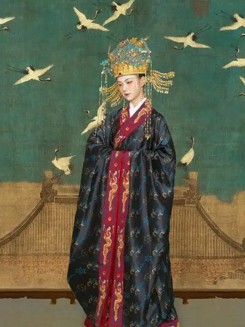 盘子女人坊宋朝服饰图片爆火皇后娘娘写真惊艳来袭
