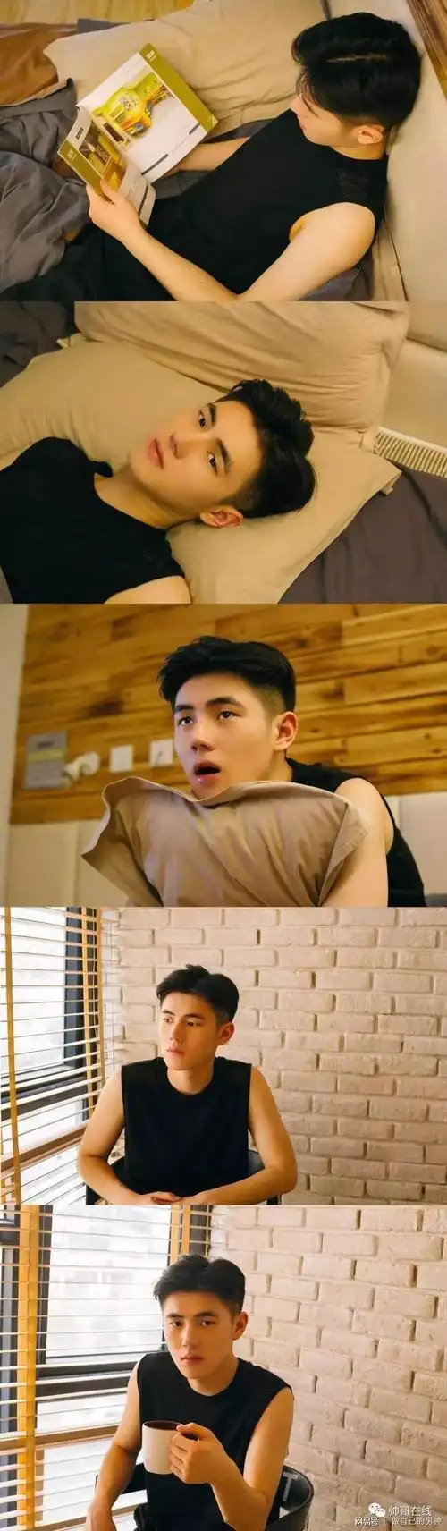 超阳光帅气的单眼皮帅哥