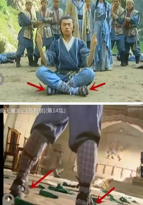 苏有朋版倚天屠龙记都是天然美女打酱油的黄衫女都惊艳