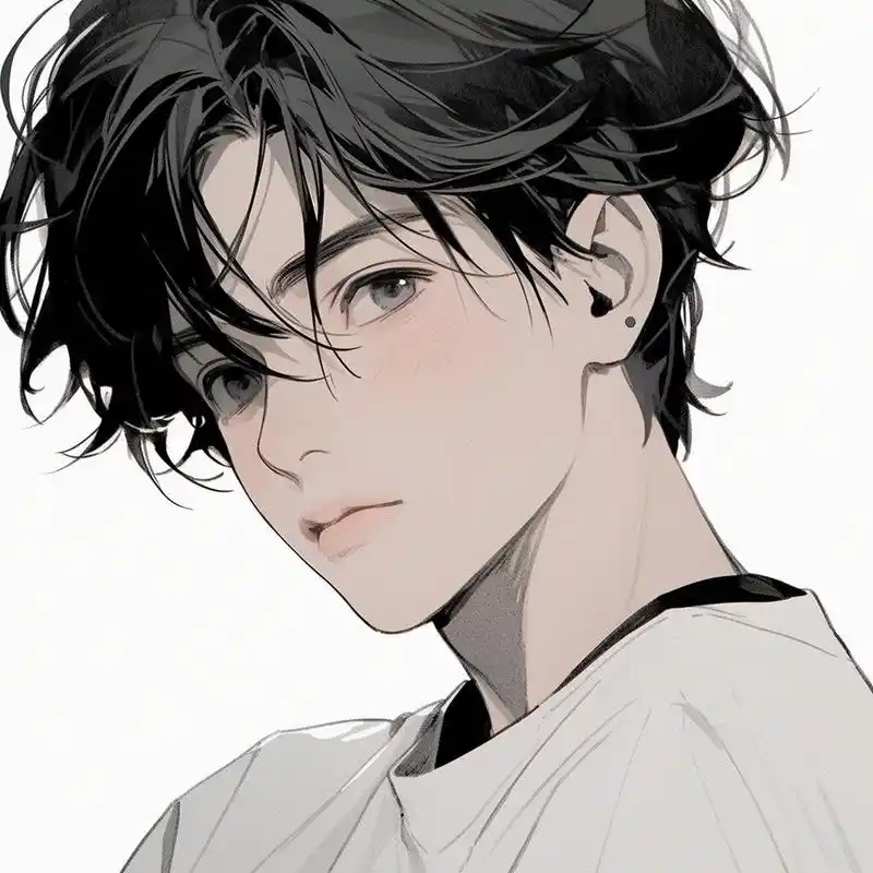 高冷帅气动漫男头