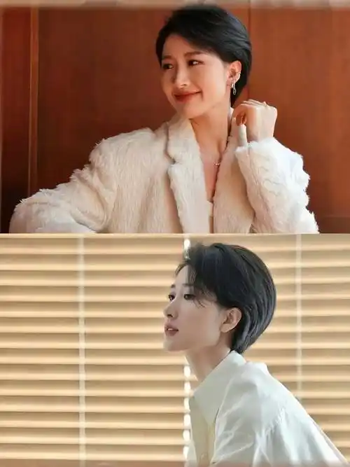 一,干练短发这款短发发型简洁干练,线条流畅,给人一种清爽利落的感觉.