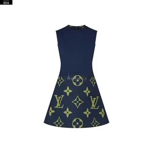 【包邮包税】 lv路易威登 21年春夏 女士 连衣裙 无袖 a 字连衣裙 1