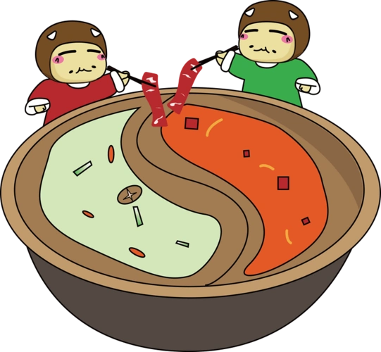 火锅卡通手绘图标元素