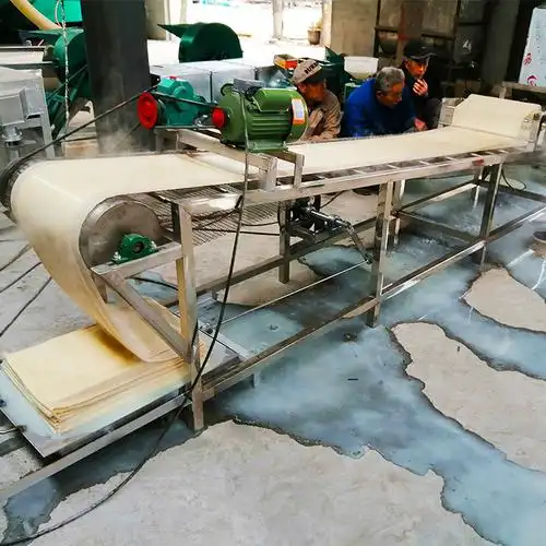 纯手工豆皮 豆皮机图片 利之健食品 豆皮加工机器