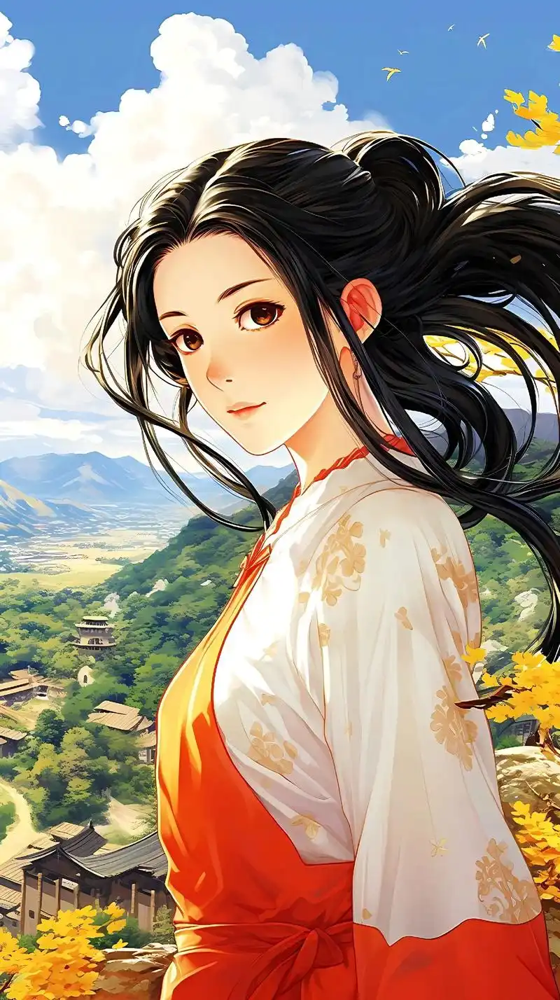 国风漫画壁纸.#漫画女孩 #古装仙女插画图集 #高清图片 - 抖音