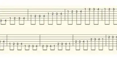 吉他爬格子练习总结每日必练