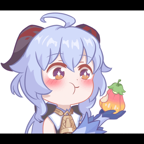 【甘雨表情包】投喂甘雨-原神社区-米游社