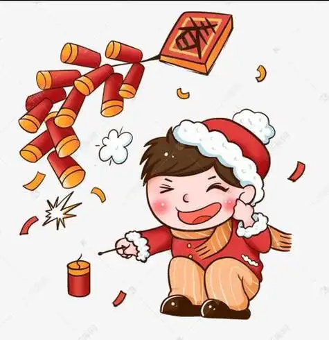 儿童放鞭炮简笔画儿童放鞭炮简笔画图片