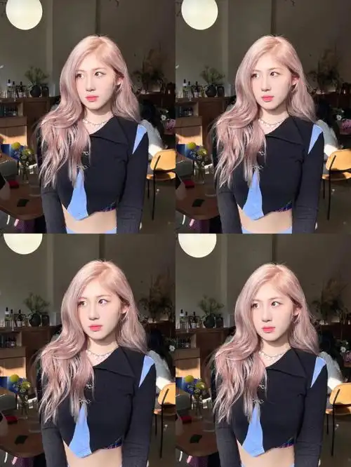 朴彩英同款发色分享|rose同款玫瑰粉金雾感粉金发色春夏温柔发色神仙