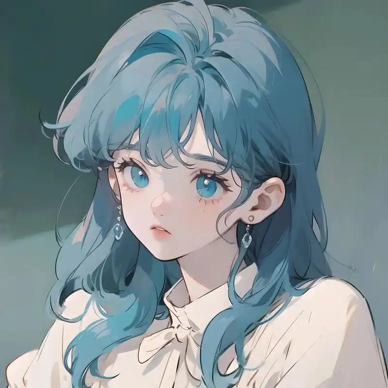 今天主打蓝色系头像.夏天就要用蓝色 - 抖音