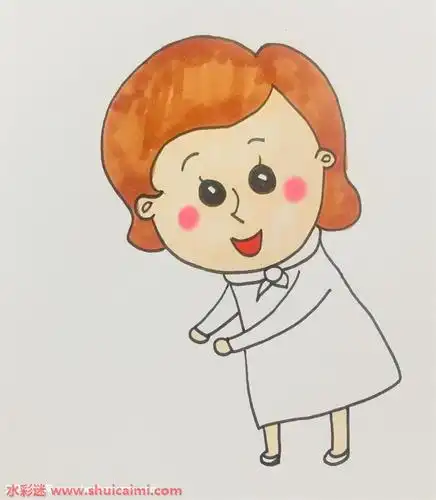 我的妈妈怎么画我的妈妈简笔画漂亮彩色