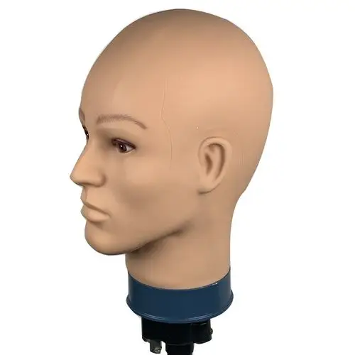 模特头假人头头模型光头模假发帽子围巾展示商场道具支架架子头模