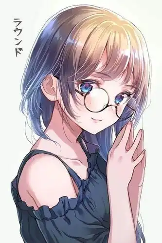二次元动漫美图,眼镜少女篇