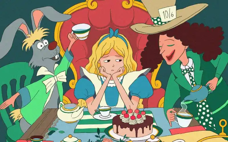 【procreate】童话世界/爱丽丝梦游仙境-茶话会