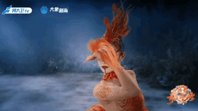 杨丽萍孔雀舞:春晚舞台上的视觉盛宴!让人目瞪口呆!_表演_舞蹈_人们