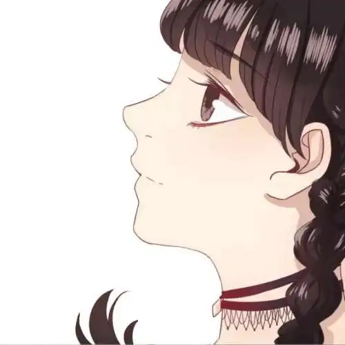 侧脸动漫女生头像