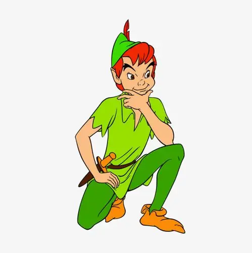 可爱卡通思考的萌萌哒兔子