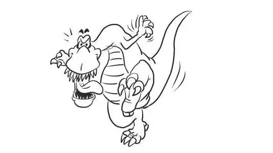 搜索霸王龙简笔画