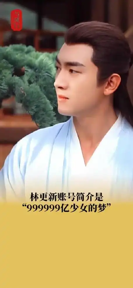 林更新账号简介是999999亿少女的梦帅裂苍穹误入凡间的男孩