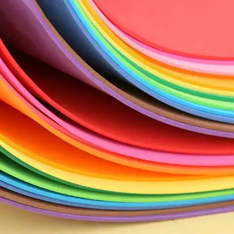 彩色海绵纸手工纸diy幼儿园玫瑰花儿童制作材料泡沫纸 50*50cm 十色各