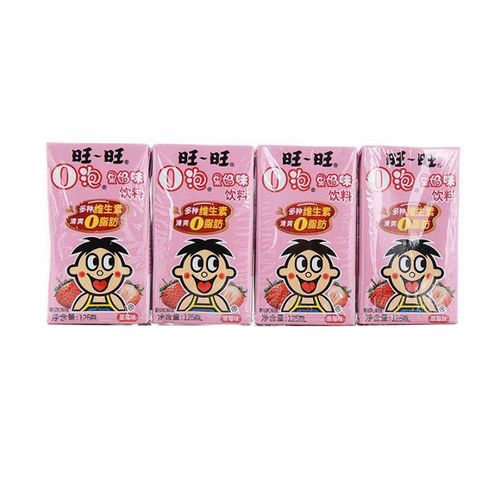旺旺o泡果奶(草莓味) 125ml*4/组