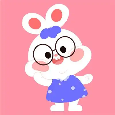 撞色超萌卡通动物头像图片大全