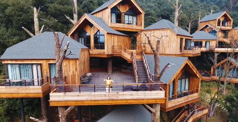 爆款返场睡森系树屋秋冬畅玩开元森泊恒温水乐园穿越梦幻仙境