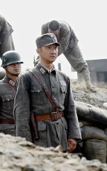 视帝黄志忠拍摄战争片 尽显男儿铮铮铁骨(图)