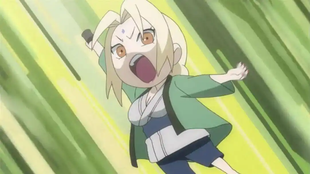 《火影忍者》纲手不同时期的状态,幼小时的样子太可爱