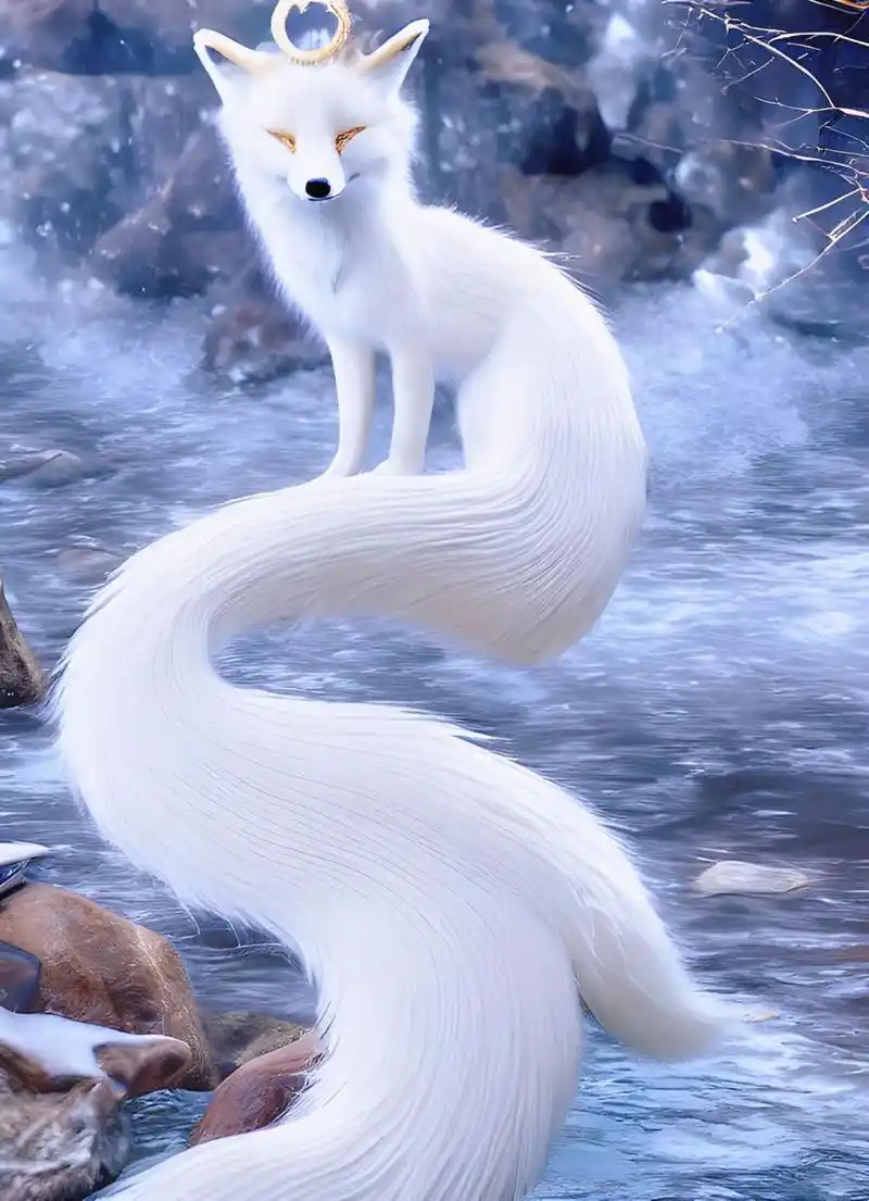 小雨解语丨生物图鉴丨九尾白狐 洁净妲 位面:小雨瑶池界北域 别名:小