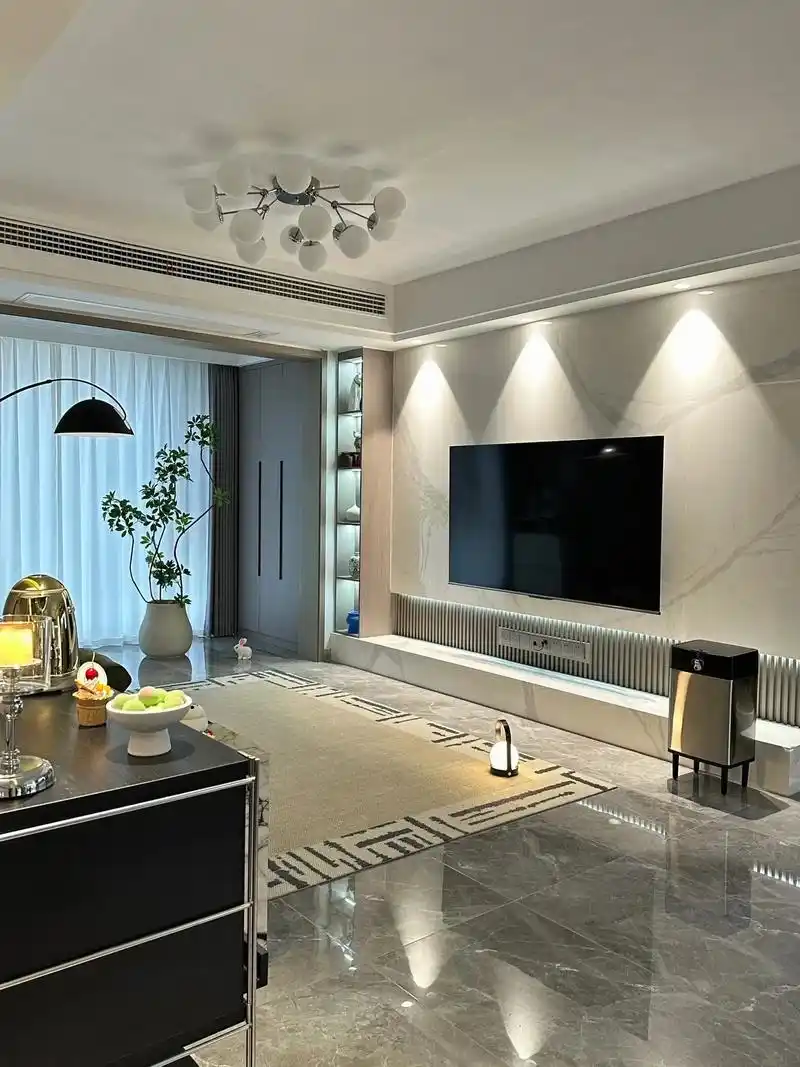 2024最新现代简约黑白灰风格装修真的好好看,12万装出来的 - 抖音