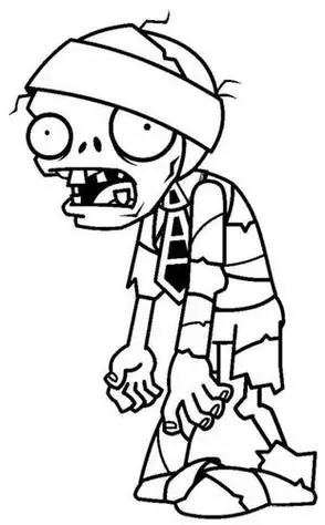 僵尸简笔画图片大全 僵尸简笔画图片大全图片