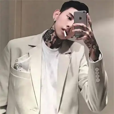 霸气男生纹身头像图片超酷社会高清照片