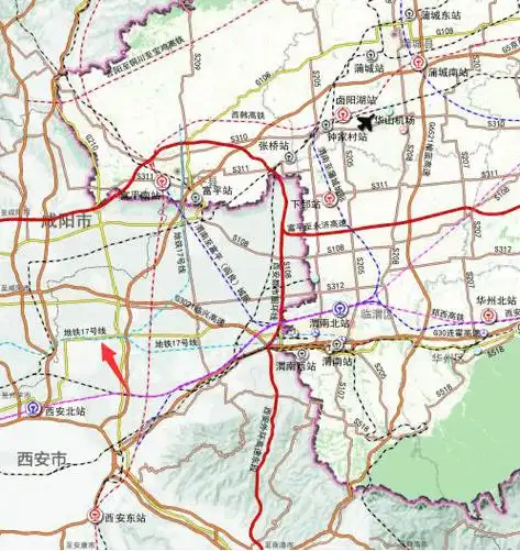 途经阎良,西安地铁17号线建设最新进展来了!_渭南_规划_疫情