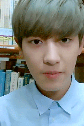 朴灿烈exo眨眼可爱gif动图_动态图_表情包下载_soogif