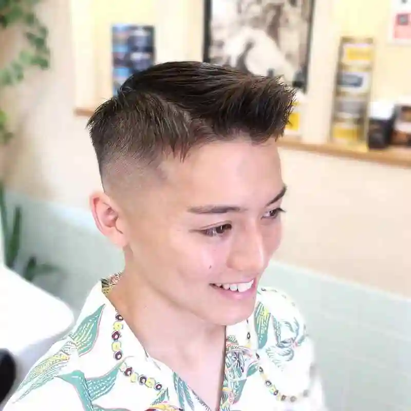 超短三七分,瘦脸又帅气.