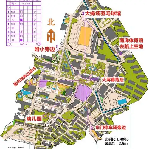 狮山幼儿园定向越野赛