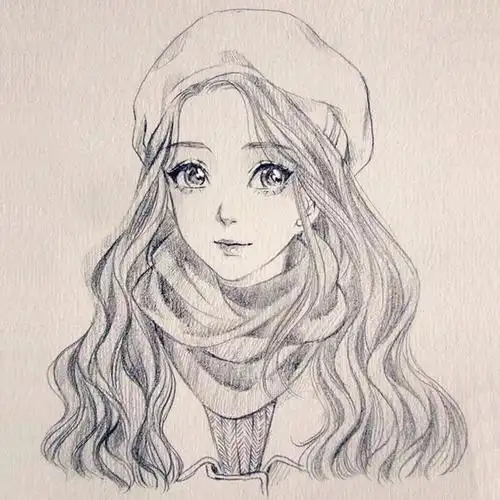 铅笔画头像图片