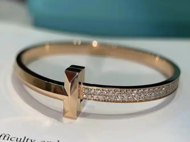 玫瑰金宽版#珠宝定制  #珠宝  #手镯  #tiffany  #t1  #tiffany手镯