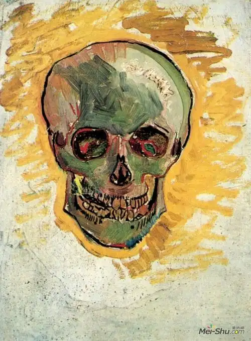 骷髅头梵高vangogh作品欣赏高清