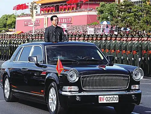 2009年阅兵 检阅车红旗ca7600j (图片来自网络)