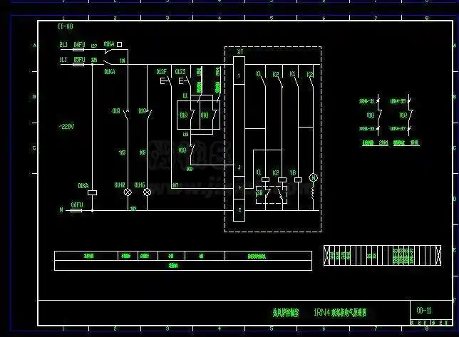 联络柜电气原理图