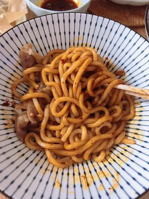 乌冬面车仔面简单的快乐