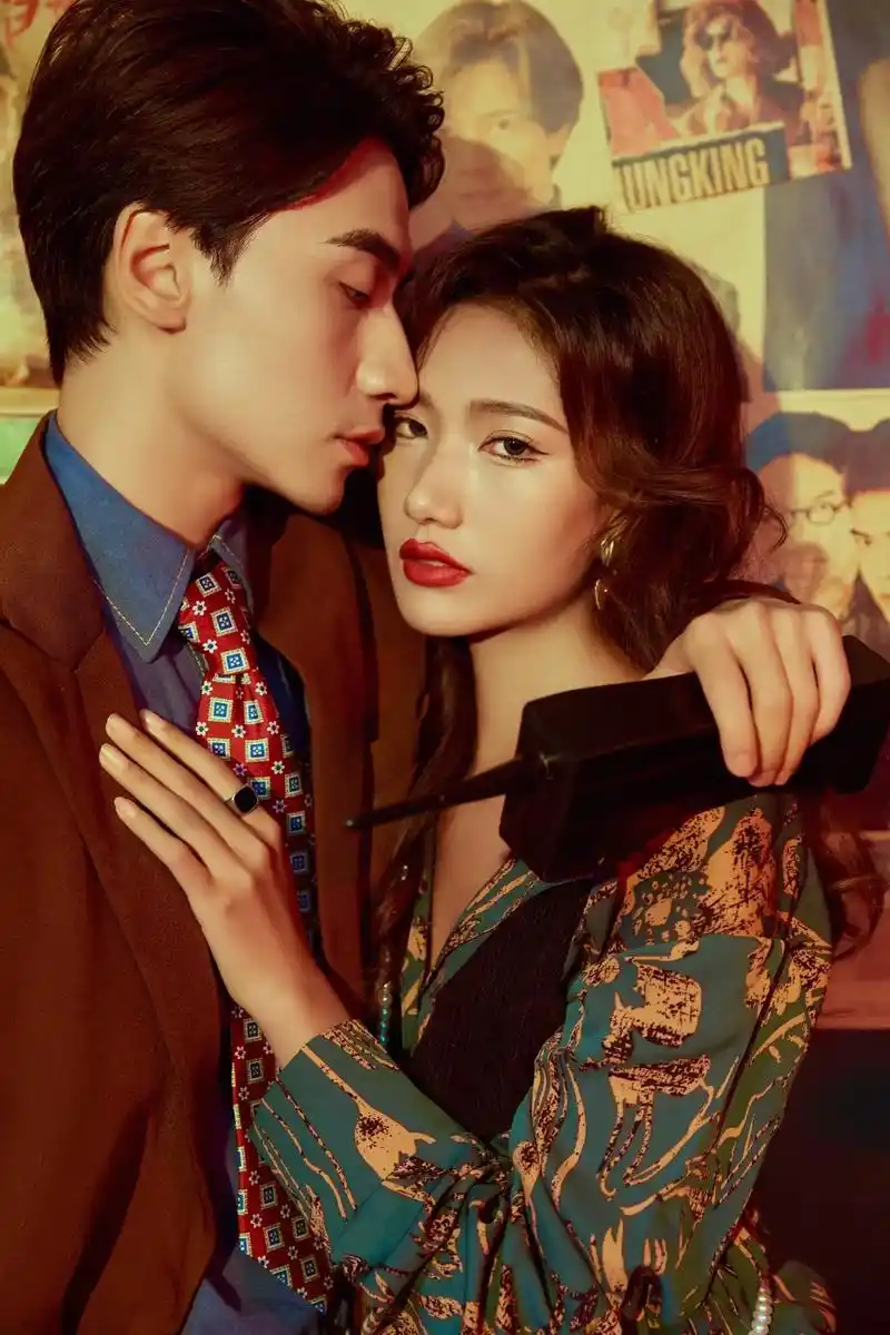 怀旧港风情侣写真!好唯美啊.#写真 #摄影 #女神 #美女  - 抖音